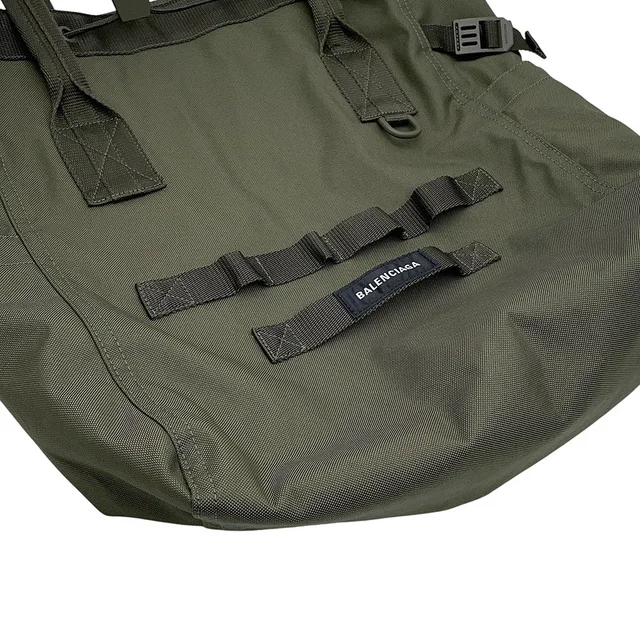 Balenciaga Army Tote Bag Khaki644040 Nylon Size Medium in Nylon from GALLERY RARE, photo 6 of 11