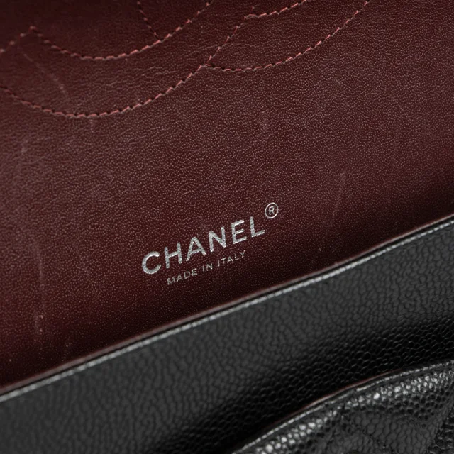 Chanel Black Caviar Maxi Classic Bag in Black Caviar leather from Labellov, photo 7 of 9