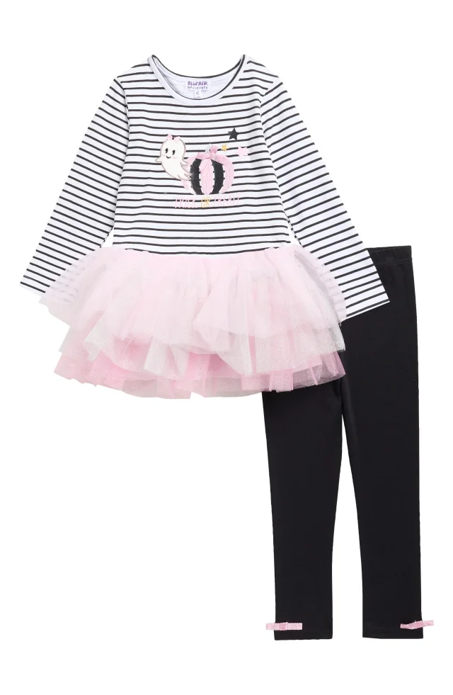 BLUEBERI boulevard Kids' Ghost Tutu Dress & Leggings Set in Pink from Nordstrom Rack, photo 1 of 1