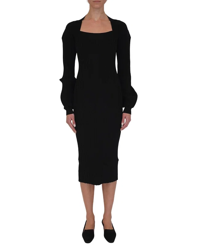 Adam Lippes Long Sleeve Knit Dress, image 1 of 1 from Rue La La
