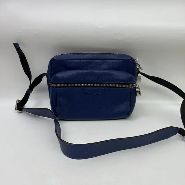 Louis Vuitton Blue Taiga Outdoor Messenger Bag in Blue from Luxury Promise