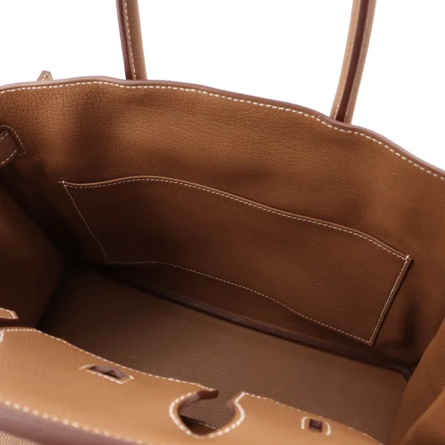 Hermès Birkin Gold Togo Leather Size 30 in Gold Togo leather from GALLERY RARE, photo 8 of 16
