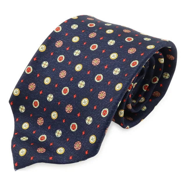 Bvlgari Sevenfold Silk Tie in Silk from LuxUness