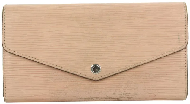Louis Vuitton Blush Pink Epi Leather Sarah Long Flap Wallet in Pink Leather from Bagriculture