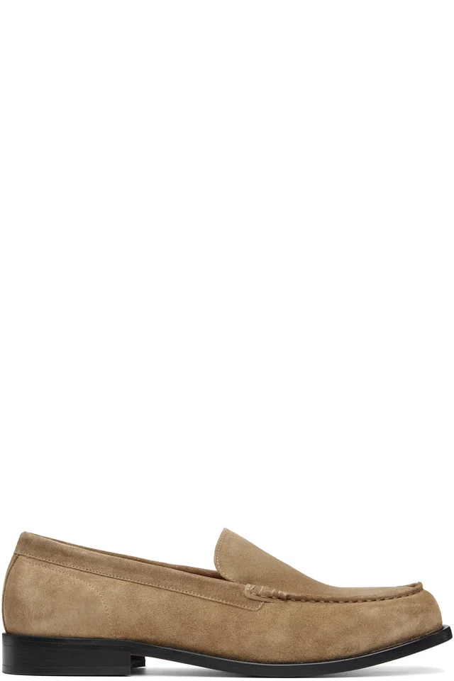 A.P.C. Beige Suede Loafers, image 1 of 1 from SSENSE