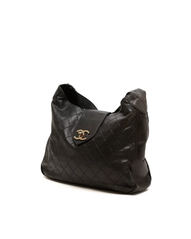 Chanel CC Quilted Hobo Bag in Leather from A Retro Tale, photo 2 of 2