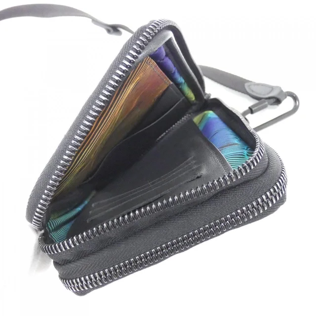 LOUIS VUITTON 2054 Double Phone Pouch M80141 Shoulder Bag in BLACK / BLACK metal fittings Nylon from KOMEHYO, photo 9 of 10