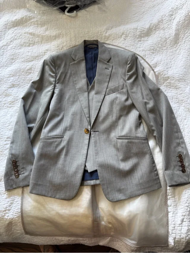 Vivienne Westwood Men's Light Gray Single-Breasted Suit Blazer And Trouser Suit in gray from Poshmark