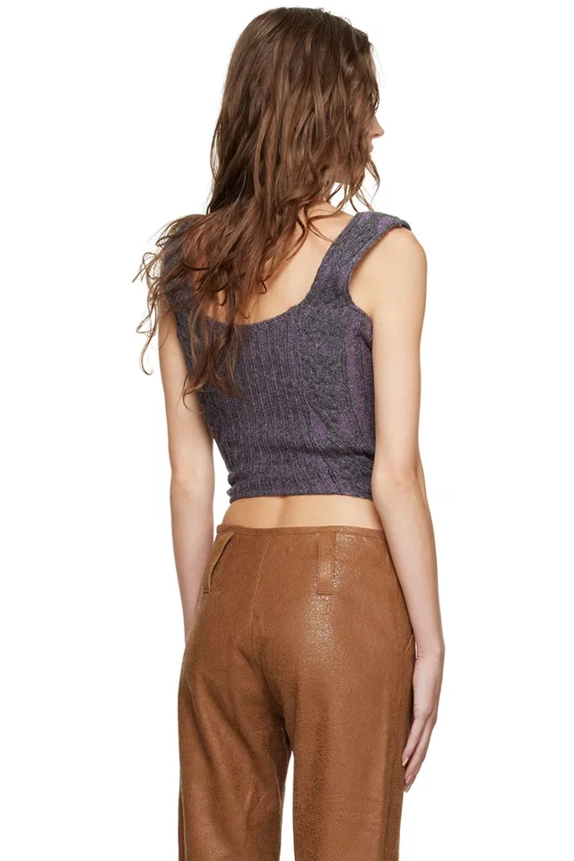 KNWLS SSENSE Exclusive Brown Juku Leather Trousers, photo 3 of 4 from SSENSE