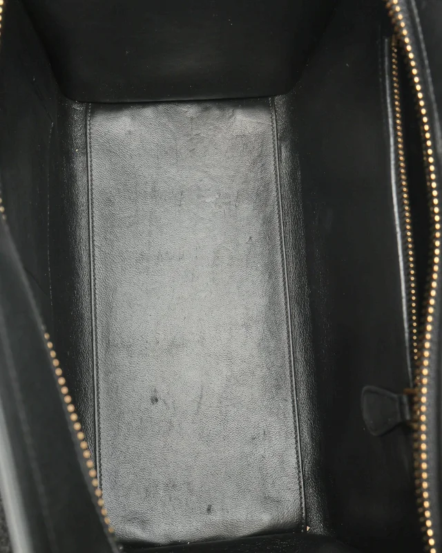 Celine Luggage Micro Bag in Leather from A Retro Tale, photo 6 of 7