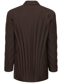 Valentino Short Double-Breasted Jacket in 100% Polyester, photo 4 of 5 from LUISAVIAROMA