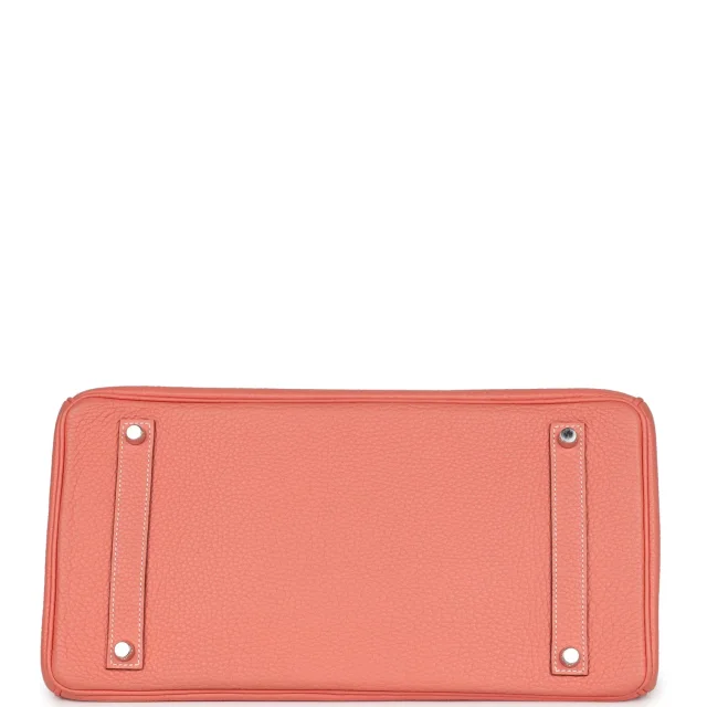 Hermès Birkin 35 Crevette Clemence Palladium Hardware in Clemence leather from Madison Avenue Couture, photo 6 of 9