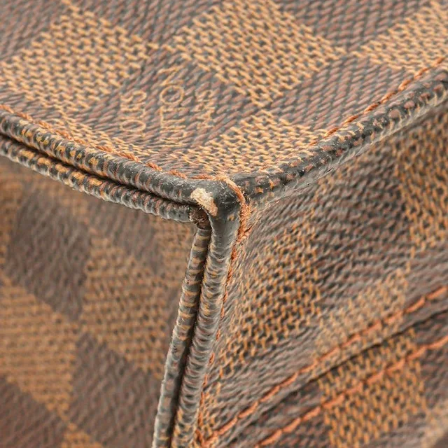 Louis Vuitton Damier Ebene Sac Plat Bag in Brown Canvas from A Retro Tale, photo 7 of 10