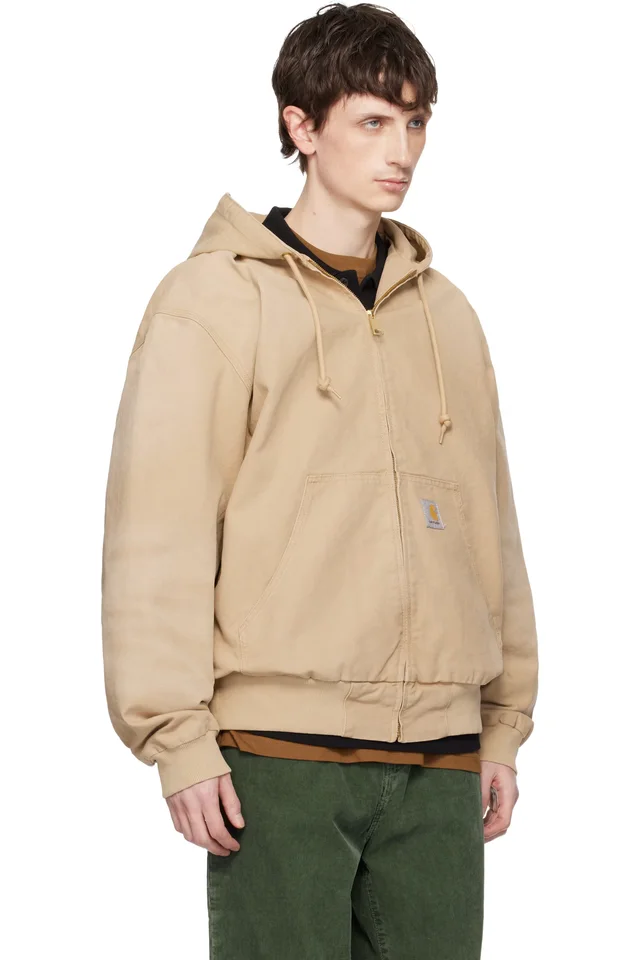 Carhartt Work In Progress Beige OG Active Jacket, photo 2 of 4 from SSENSE