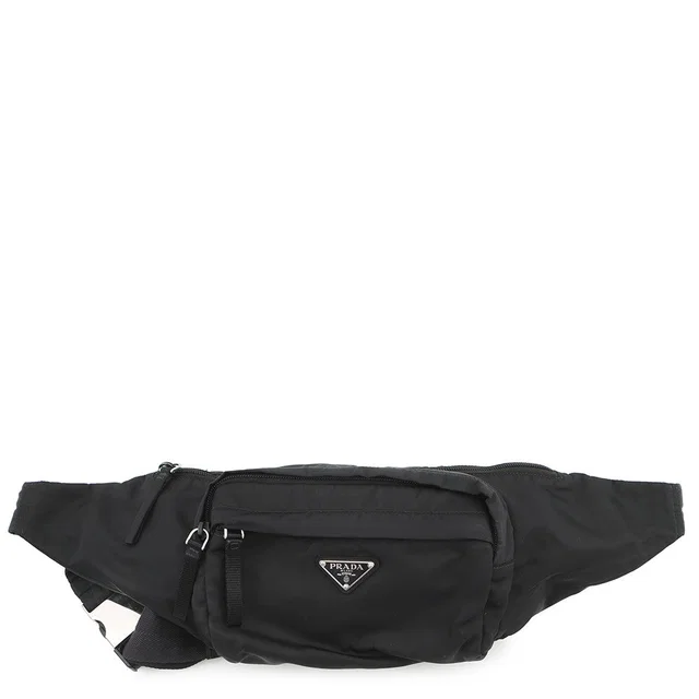 Prada Triangle Logo Crossbody Bag Black2VL005_2A6D_F0002 Nylon in Nylon from GALLERY RARE