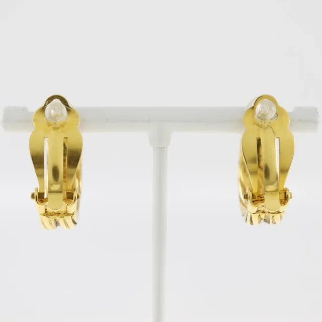 Chanel Coco Mark Earrings in Gold Gold-plated metal from LuxUness, photo 3 of 9