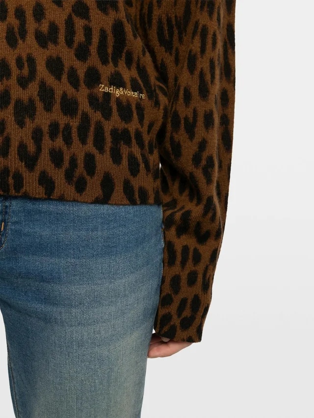 Zadig & Voltaire Leopard-print sweater, photo 4 of 4 from SENSER