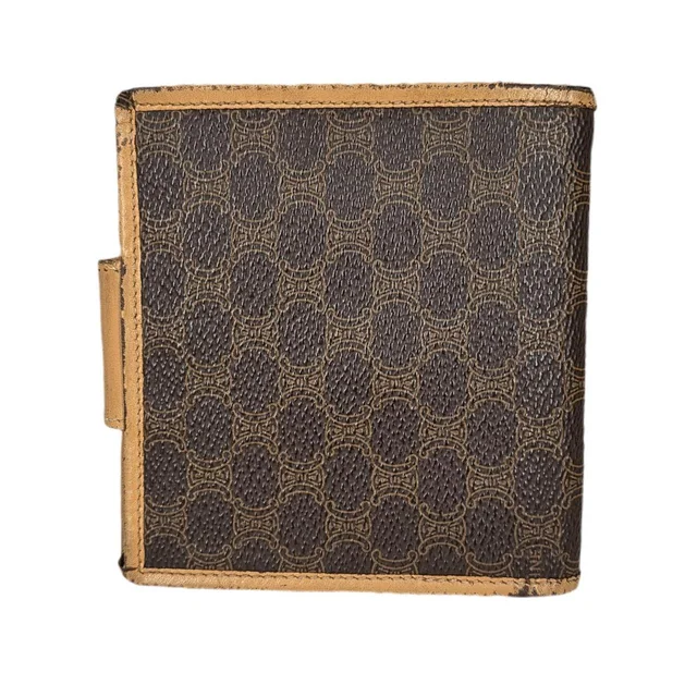 Celine Women's Wallet - Brown/Tan in red|neutral|brown from Depop, photo 2 of 8