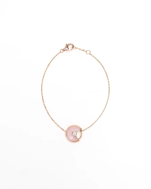 Amulette de Cartier Pink Opal Bracelets, 18kt Rose Gold in Pink from A Retro Tale