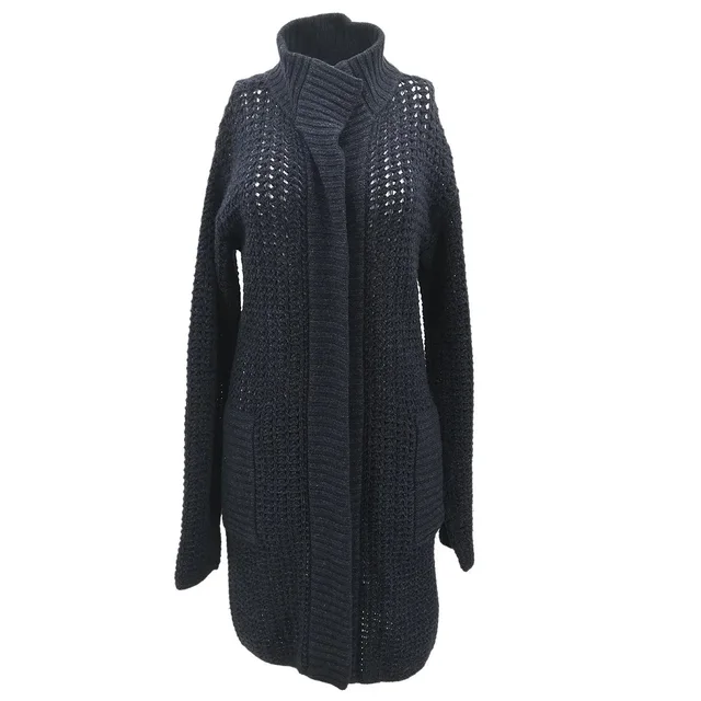 Chanel 2009 Sweater Knit Top Navy #36 in Navy Cashmere from AMORE Vintage Tokyo