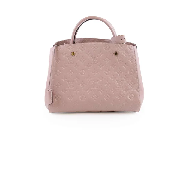 Louis Vuitton Empreinte Montaigne MM Taupe in Taupe from The Purse Affair