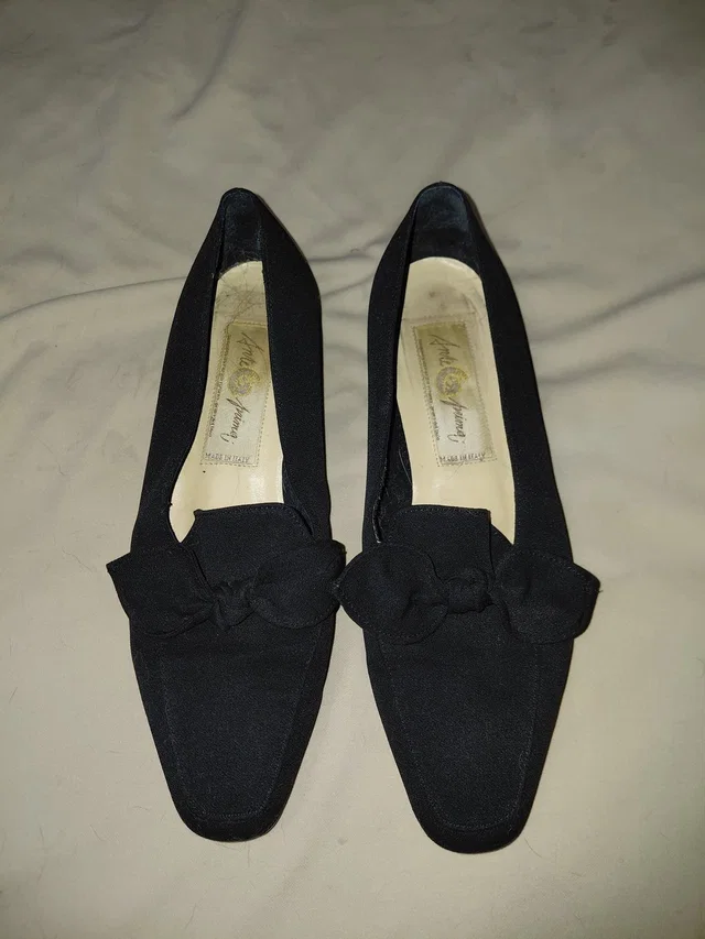 Anteprima Bow Accent Women's Loafers - Classic Slip-On Flats 38.5 in black from Poshmark