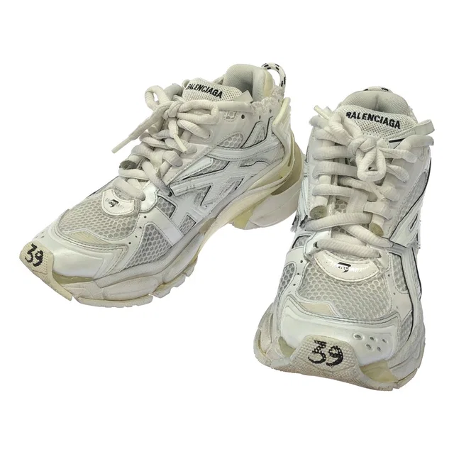 Balenciaga Runner Sneakers White in White from The Reluxe