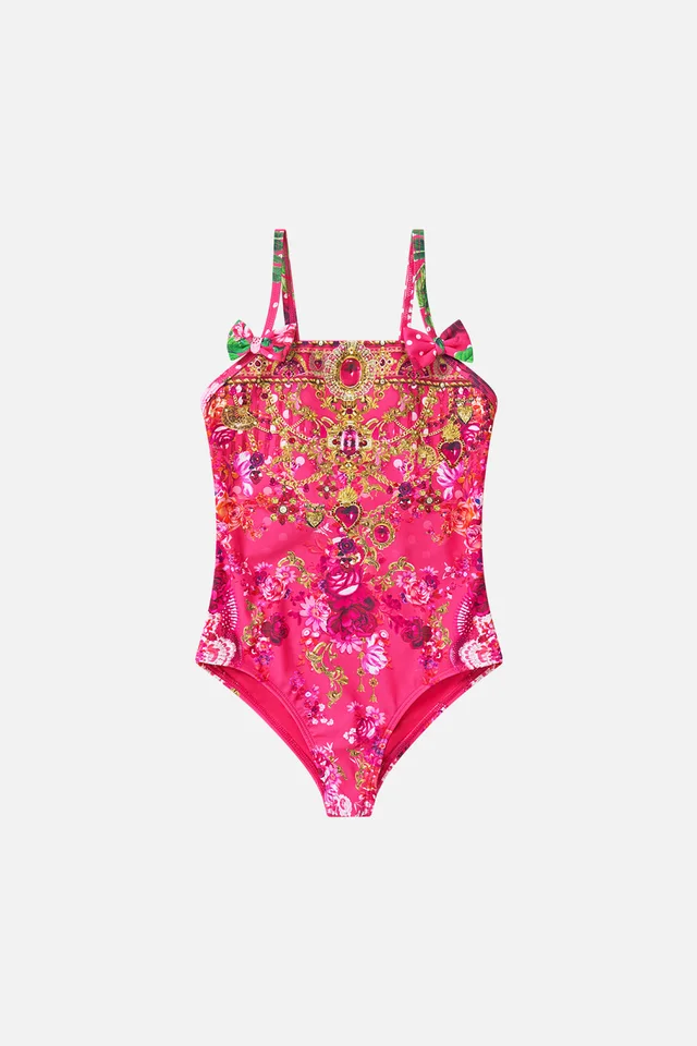 Camilla eBoutique KIDS STRAIGHT NECK ONE PIECE WITH BOWS FLAMENCO ROSE from CAMILLA, photo 1 of 1