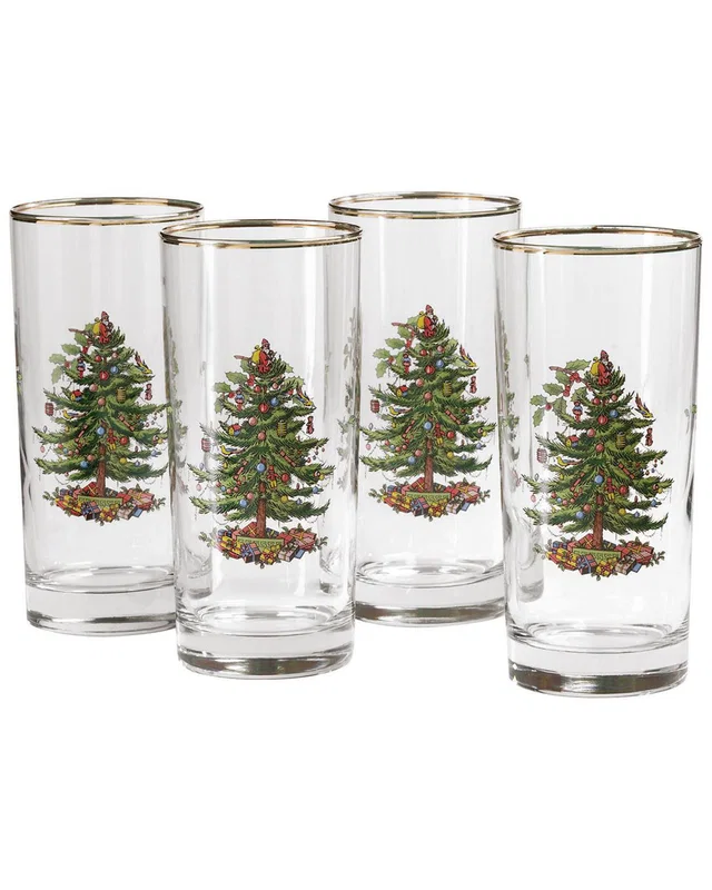 Spode Christmas Tree Set of 4 Highball Glasses, image 1 of 1 from Rue La La