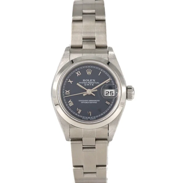 Rolex Oistar Perpetual Date SS Automatic Watch from The Reluxe