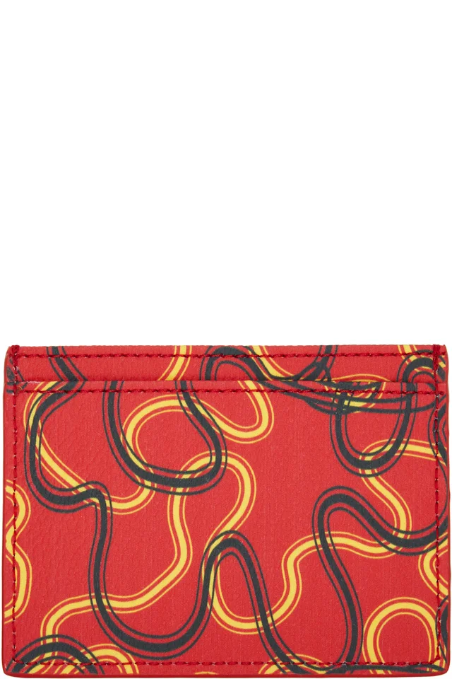 Vivienne Westwood Red Flat Card Holder, photo 2 of 2 from SSENSE