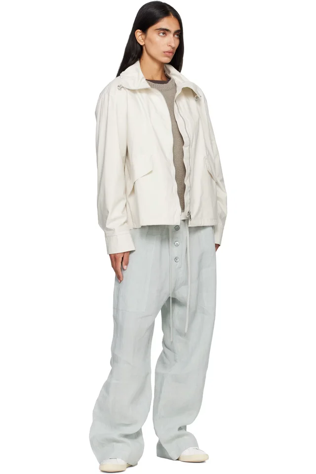VEJA White & Black Esplar Leather Sneakers, photo 5 of 5 from SSENSE