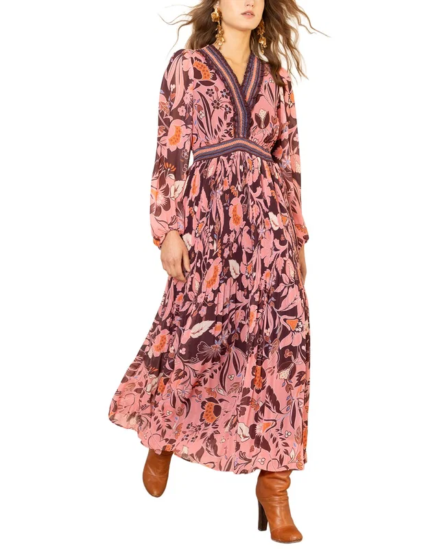 Hale Bob Alisson Long Sleeve Maxi Dress, image 1 of 1 from Rue La La