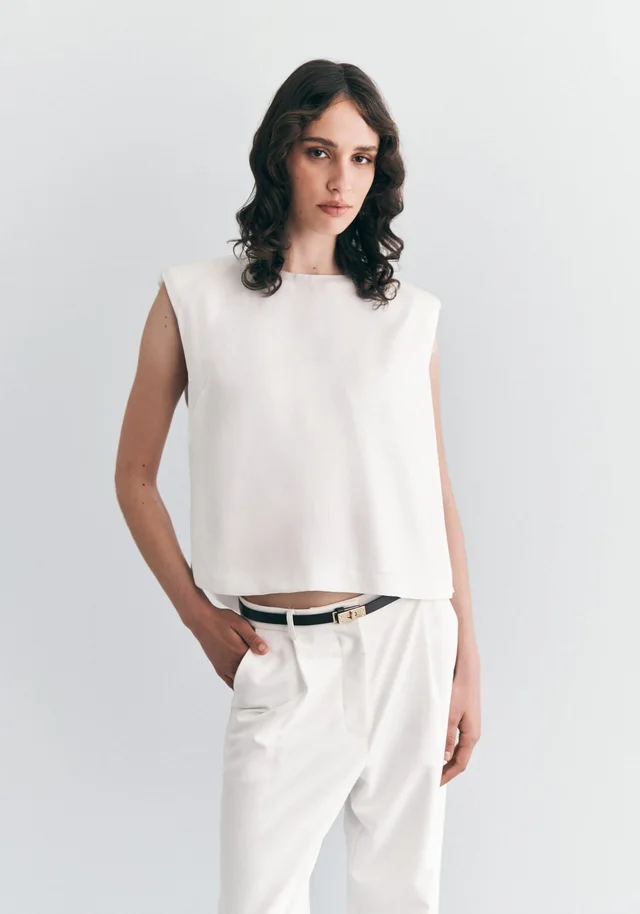 VIKTORIA & WOODS Whisper Top in White from Viktoria & Woods, photo 1 of 1