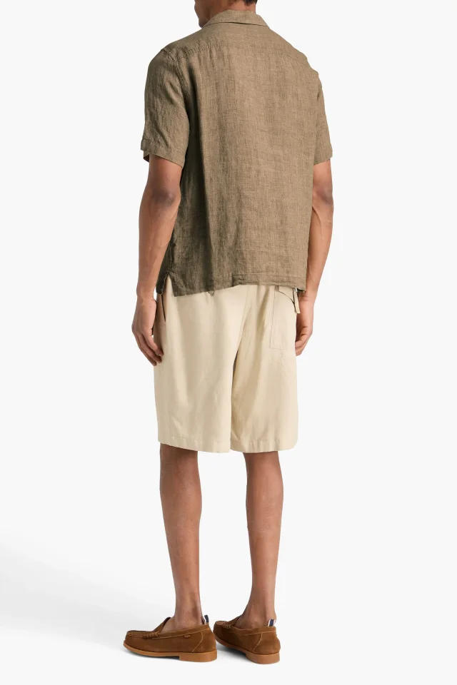 Frescobol Carioca Angelo Linen Camp Collar Shirt, photo 3 of 4 from THE OUTNET