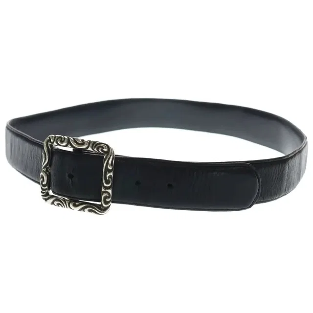 Chrome Hearts Rectangle Scroll Leather Belt in multicolor Leather from Grailed