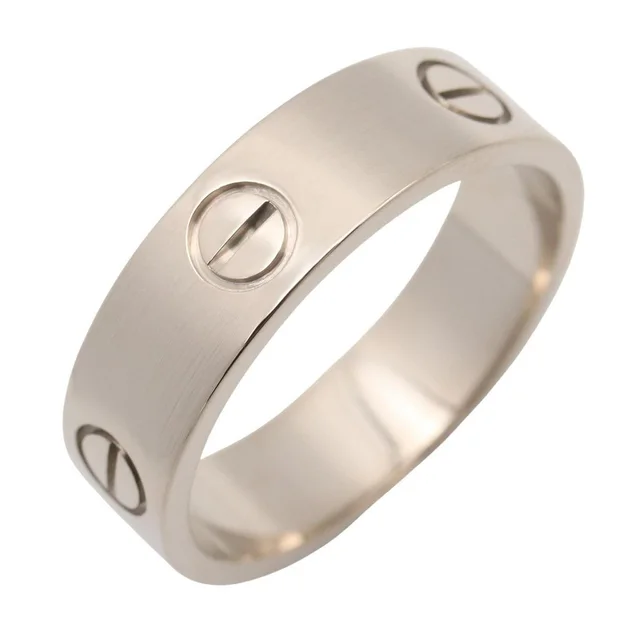 Cartier Love Ring, 18k White Gold (18kwg), Silver Tone, B4084700 (Men's/Women's) in gold from Poshmark