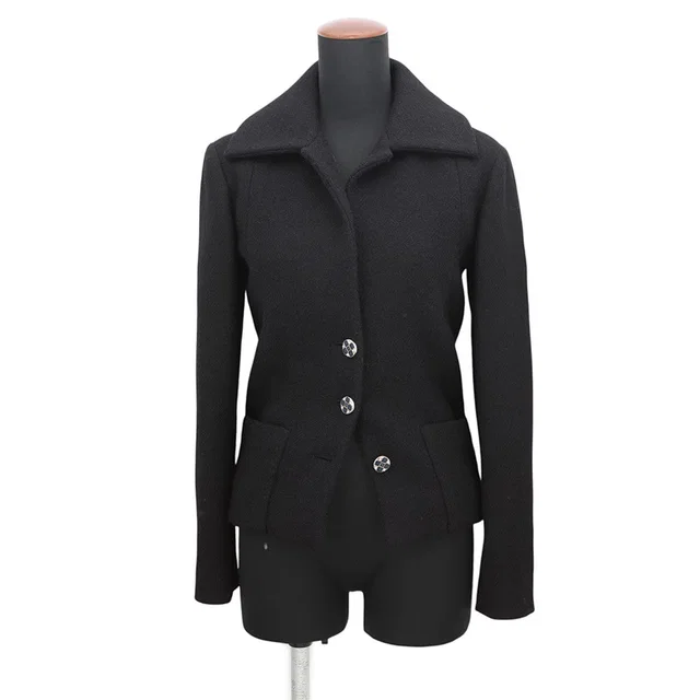 Chanel Jacket Size 36 BlackP73111-V60816-94305 Wool100% from GALLERY RARE