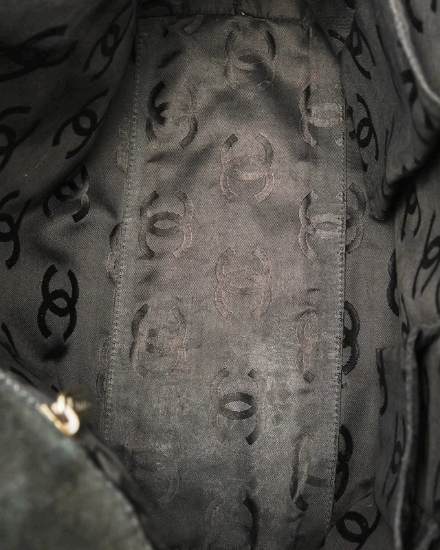Chanel CC Quilted Suede Tote Bag in Suede from A Retro Tale, photo 8 of 11
