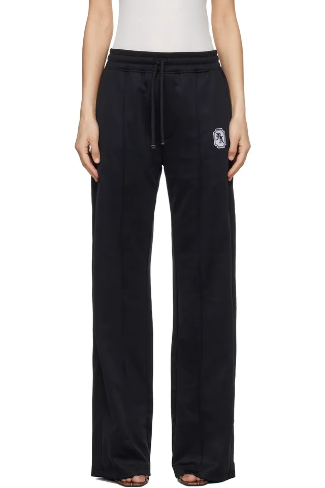 Black MA Chateau Track Pants, image 1 of 1 from SSENSE