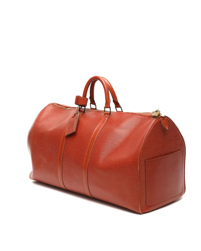 Louis Vuitton Epi Keepall 55 Weekend Bag in Suede from A Retro Tale, photo 2 of 14
