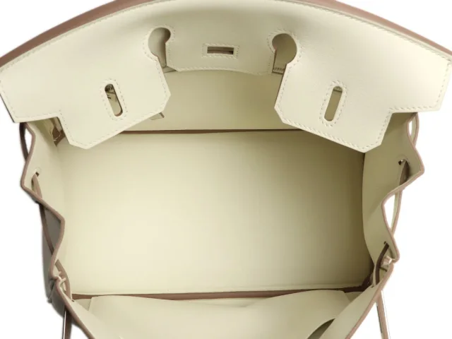 Hermès Mushroom Swift Birkin 25 in Swift leather from Ann's Fabulous Finds, photo 1 of 1
