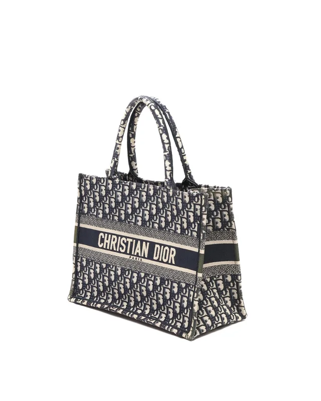 Dior Medium Oblique Book Tote Bag in Canvas from A Retro Tale, photo 2 of 9