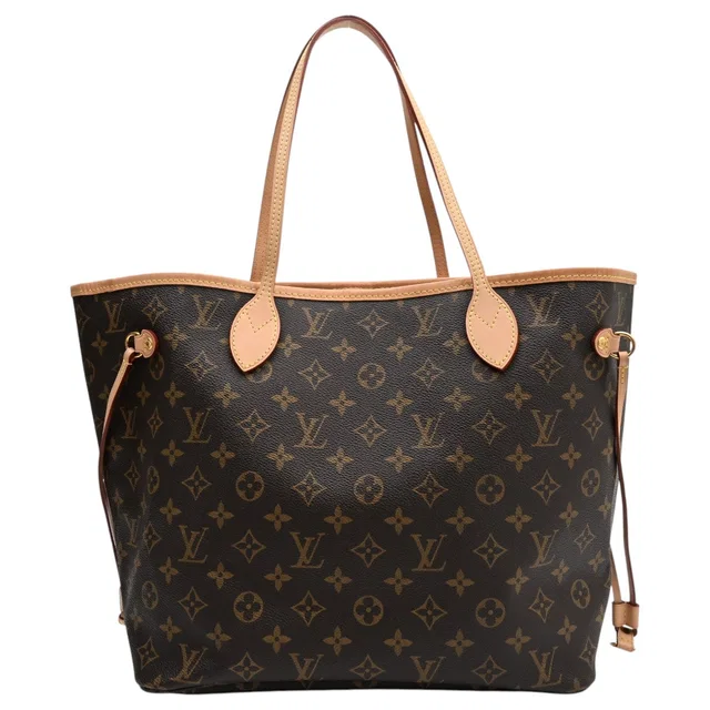 Louis Vuitton 2019 Canvas Monogram Neverfull MM Brown in Brown Canvas from VINTAGE QOO TOKYO