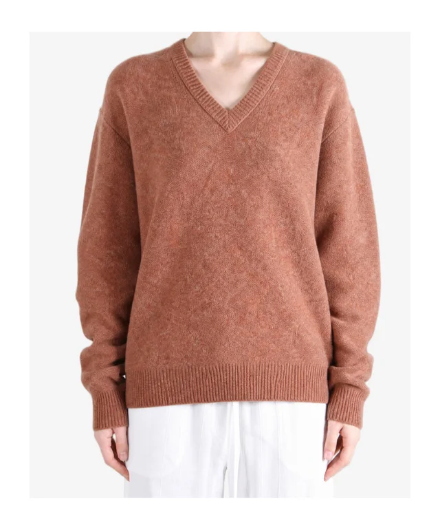 Lemaire Long-sleeve V-neck sweater, photo 2 of 4 from SENSER