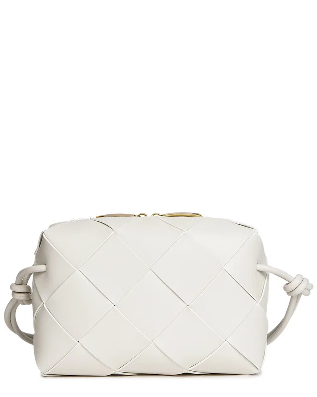 Tiffany & Fred Paris Woven Leather Top Handle Crossbody, image 1 of 1 from Rue La La