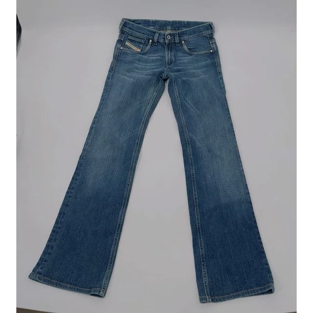 Diesel Jeans Womens 27x30 Zharx Low Rise Bootcut 100% Cotton Denim Italy Vintage in blue Denim from Poshmark