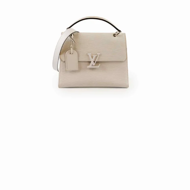 Louis Vuitton Grenelle Epi MM White in White from The Purse Affair