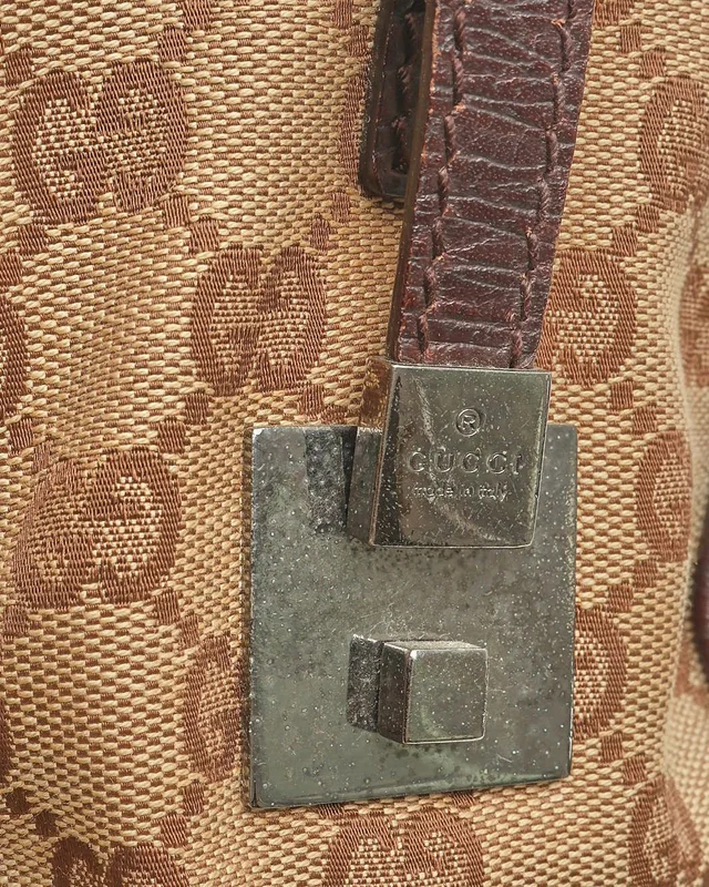 Gucci Small GG Web Boston Bag in Canvas from A Retro Tale, photo 6 of 9