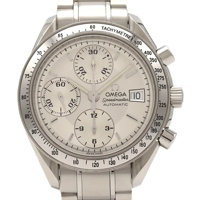 Omega Speedmaster Date 3513.30 SS Automatic in Dial color: Silver Case: stainless steel Bracelet: stainless steel from KOMEHYO